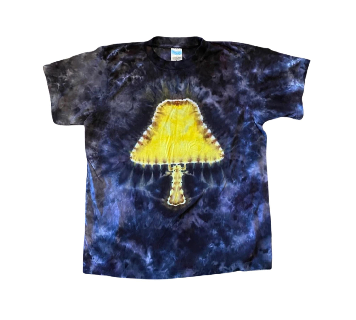 Midnight Mushroom Tie Dye T Shirt | Small
