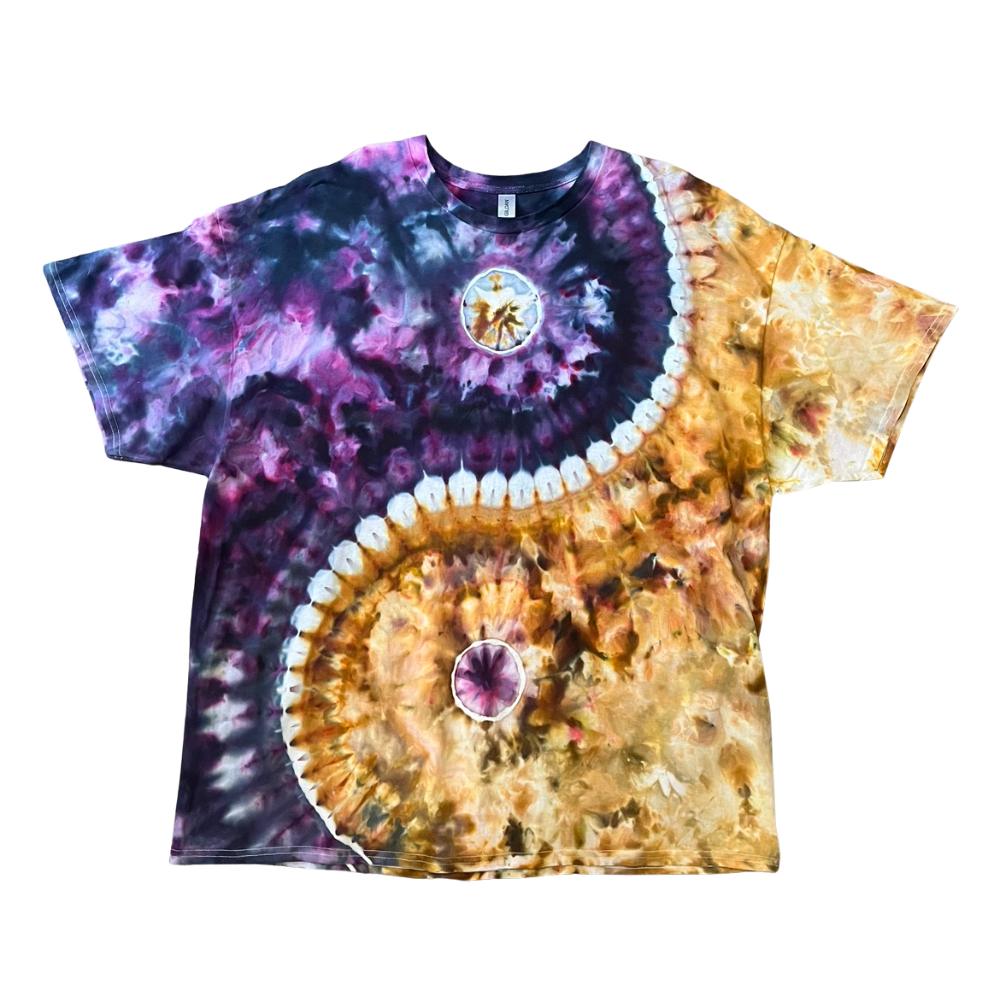 Purple & Gold Yin Yang | 3XL