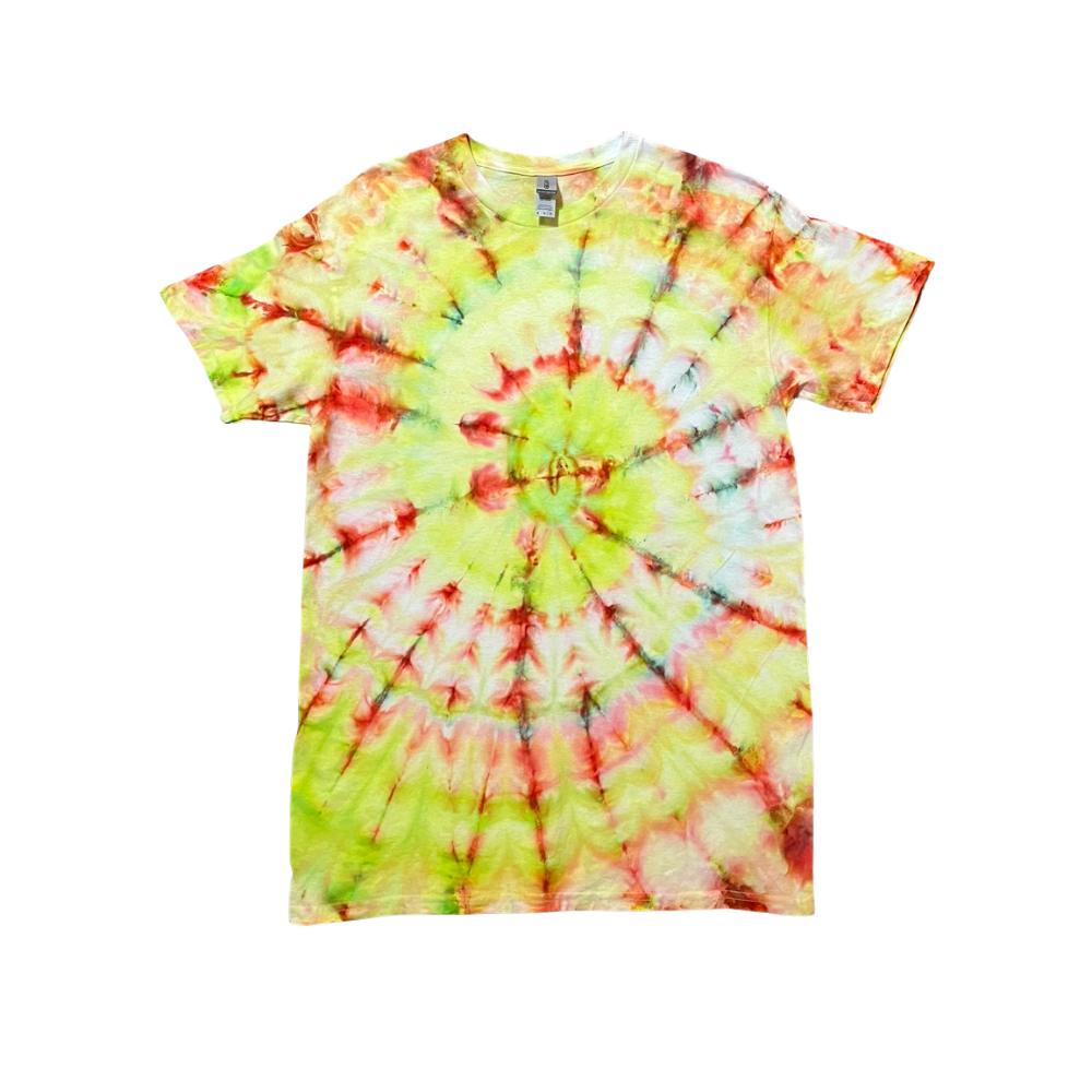 Strawberry Banana Smoothie Tie Dye T Shirt | Medium