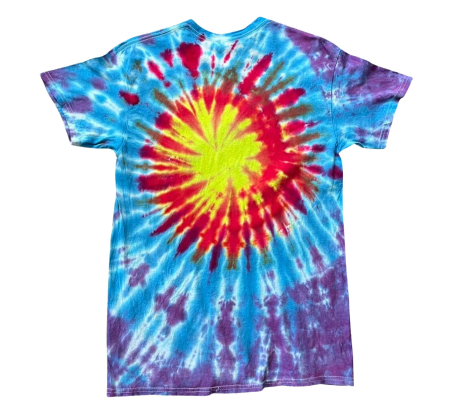 Sunburst Spiral Tie Dye T Shirt | Medium