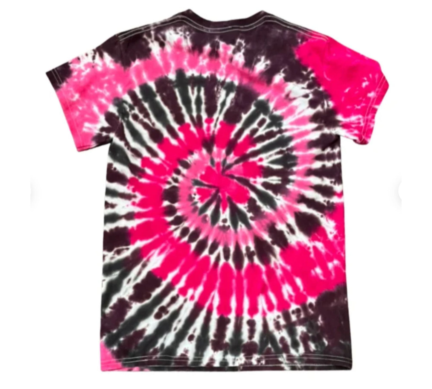 Pink On Black Spiral | Small