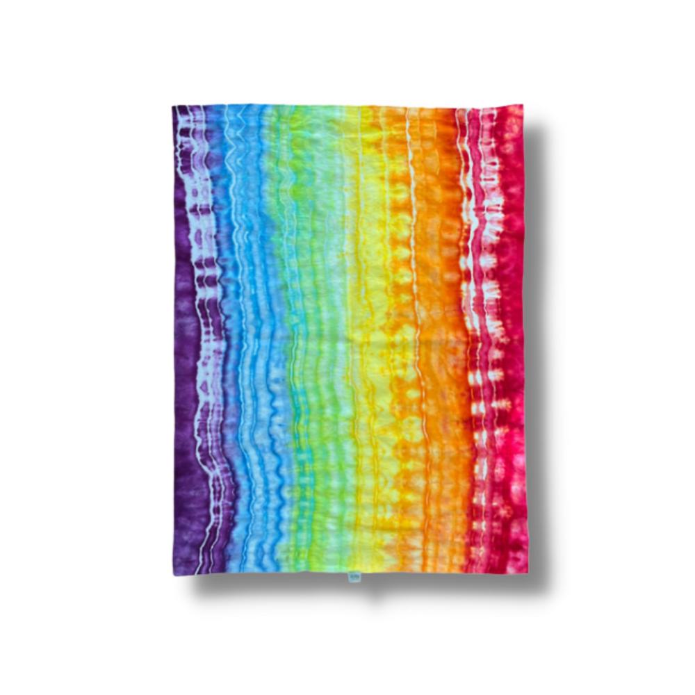 Rainbow River Tie Dye Blanket | 36" x 29"