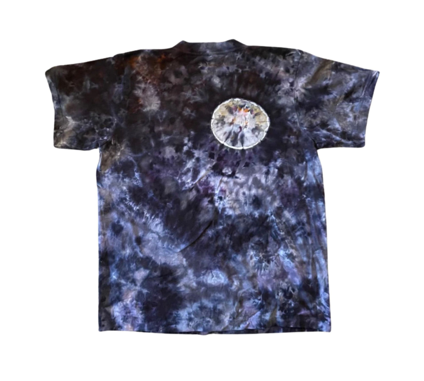 Midnight Mushroom Tie Dye T Shirt | Small