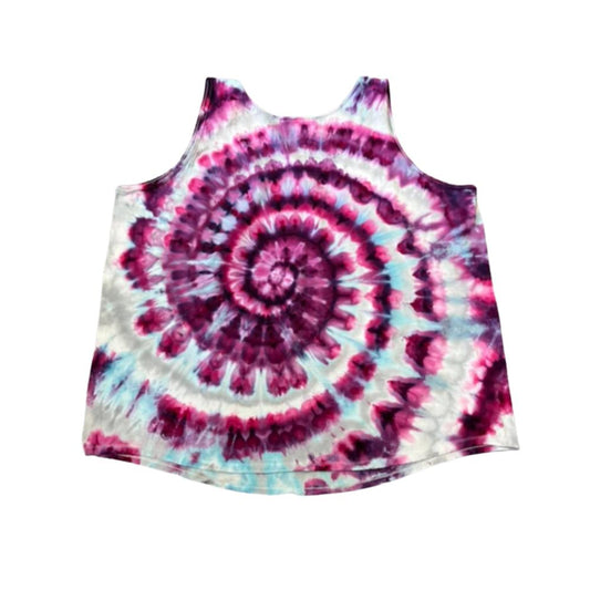 Plum Blossom Tie Dye Tank | Women's 5XL