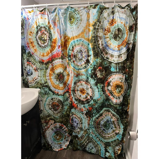 Summer Trip Geode | Shower Curtain